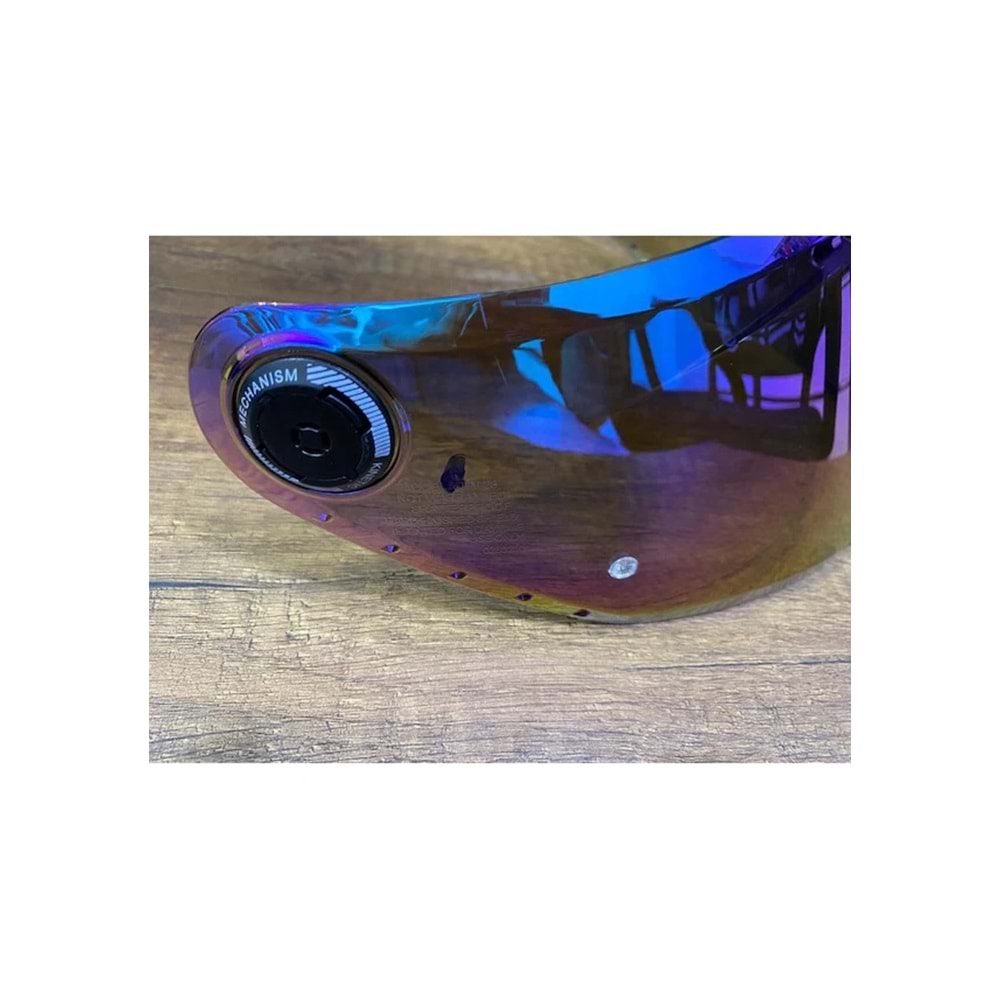 Mt Vizör V-28 İridyum Renk Kask Camı