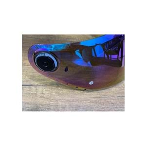 Mt Vizör V-28 İridyum Renk Kask Camı