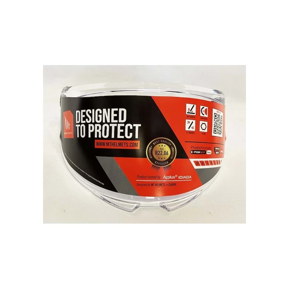 Mt Vizör V-28 Thunder 4 Kask Camı Şefaf