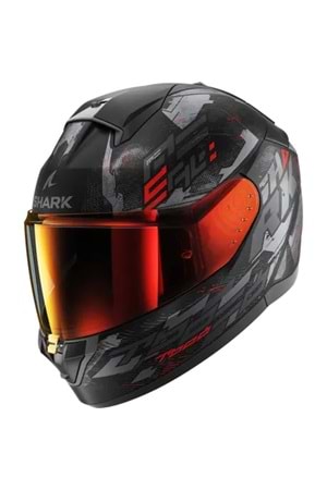Shark Rıdıll 2 Molokai Mat Kırmızı Siyah Kapalı Kask