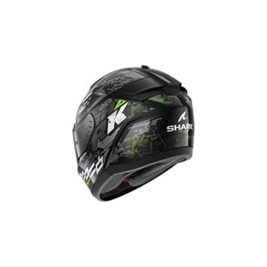 Shark Rıdıll 2 Molokai Mat Yeşil Siyah Kapalı Kask